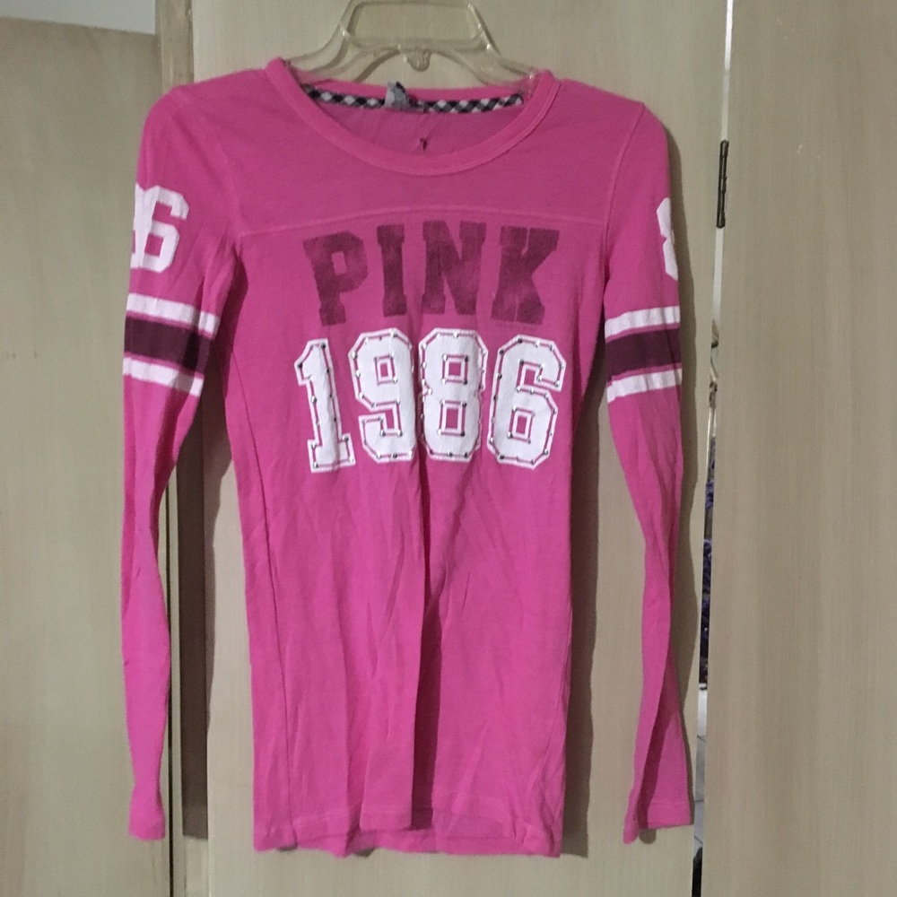 Victoria Secret pink long sleeve tee xs